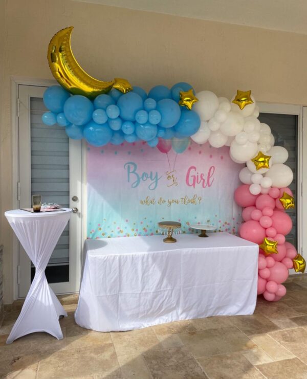 Whimsical Baby Shower Setup