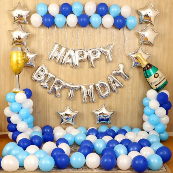 Blue Themed Magical Birthday Décor