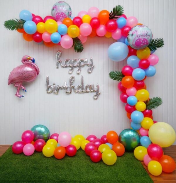 Flamingo balloon blis Decor