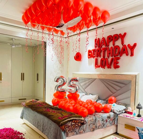 Love Theme Birthday Decoration