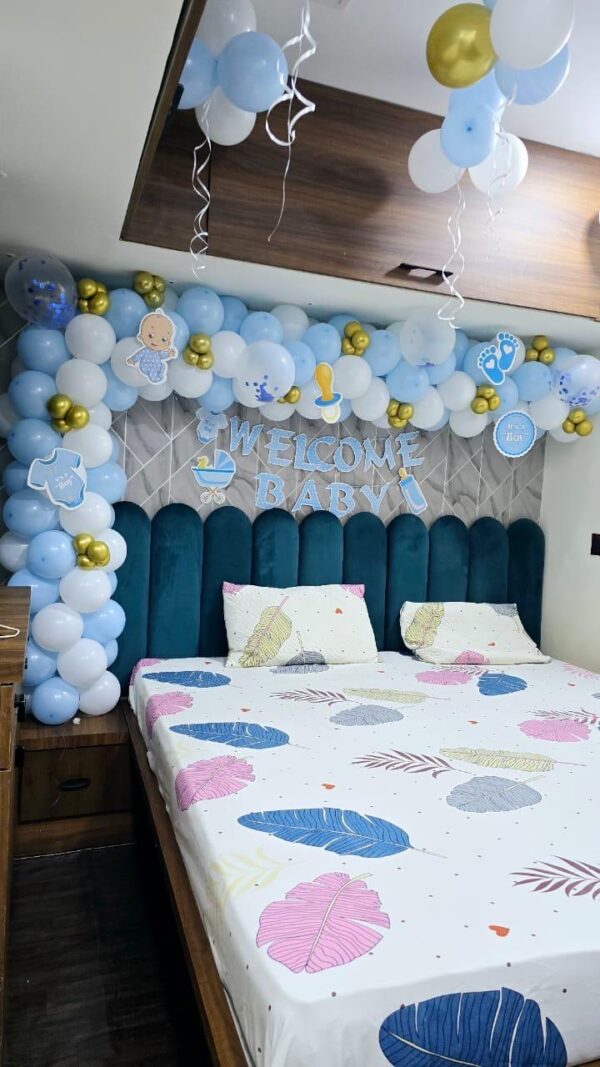 Welcome Baby Boy Bedroom Decoration