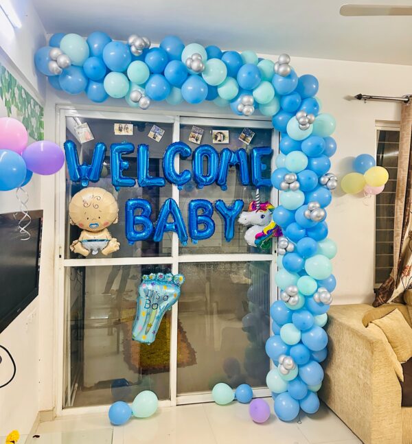 Welcome Baby Boy Decoration