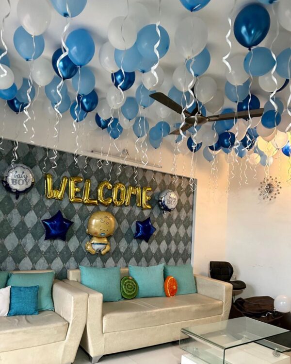 Welcome Baby Boy Decoration