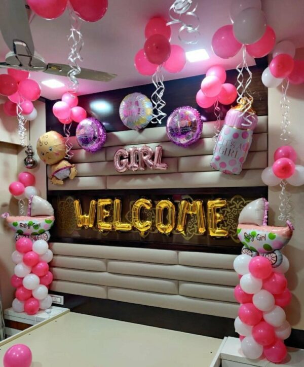 Welcome Baby Girl Decoration